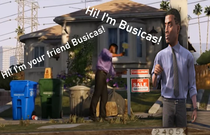 Бизнесмен из первого трейлера GTA V [Add-On Ped]