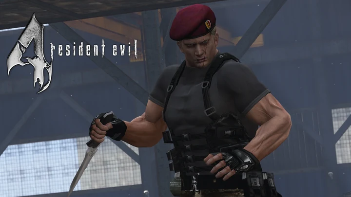 Джек Краузер из Resident Evil 4 HD в классическом костюме [Add-On Ped] [Replace]