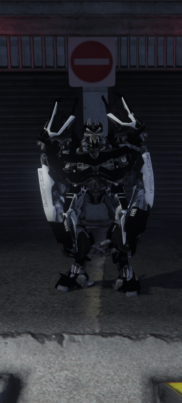 Баррикейд из фильма Transformers 2007 года [Add-On Ped]