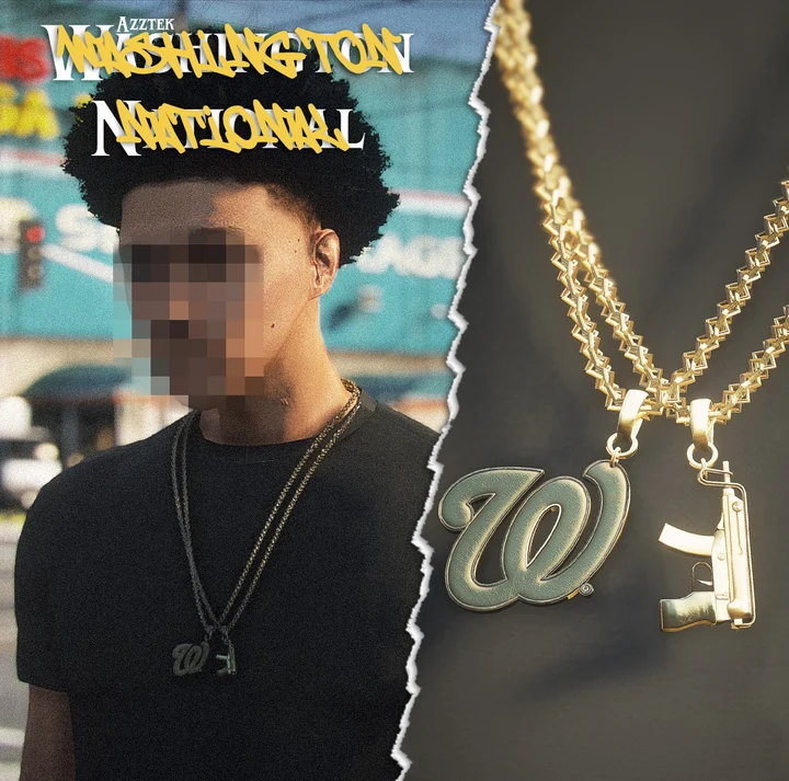 Цепь Washington Nationals для мужского MP-персонажа