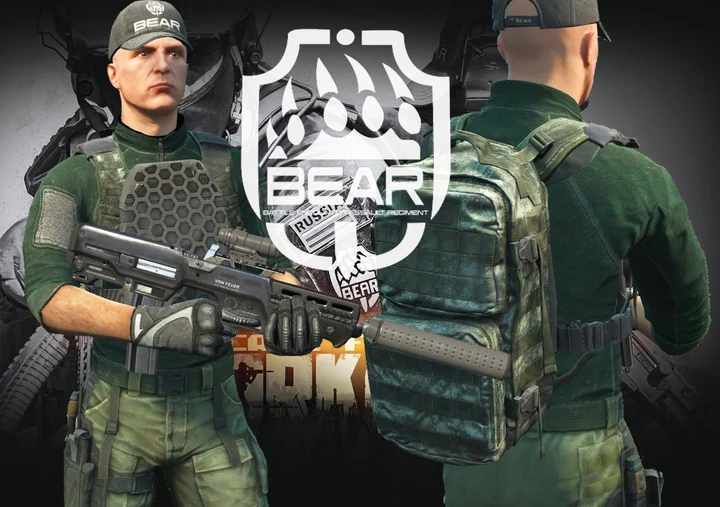Комплект BEAR из Escape from Tarkov для мужского MP-персонажа