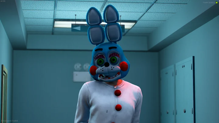 Маска Toy Bonnie из FNAF для женского и мужского персонажа