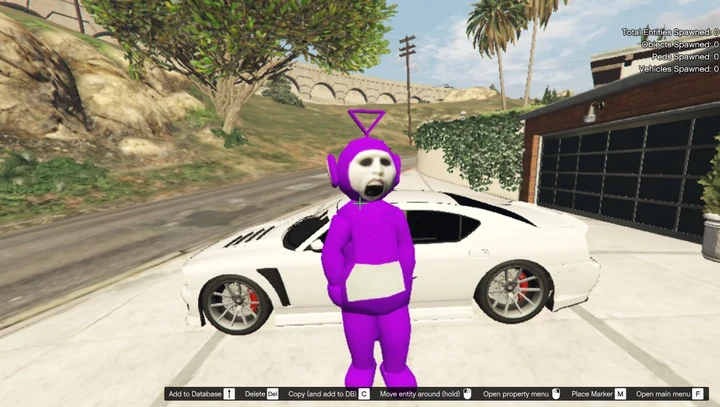 Тинки-Винки из Slendytubbies [Add-On Ped]