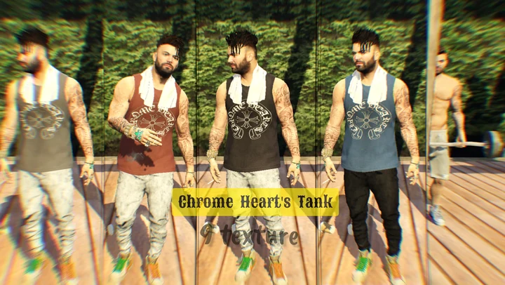 Майка Chrome Hearts для Майкла