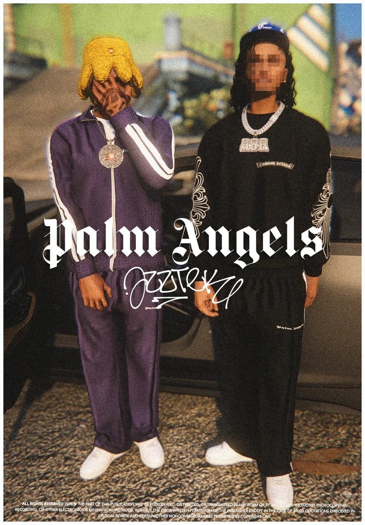 Спортивный костюм Palm Angels для мужского персонажа