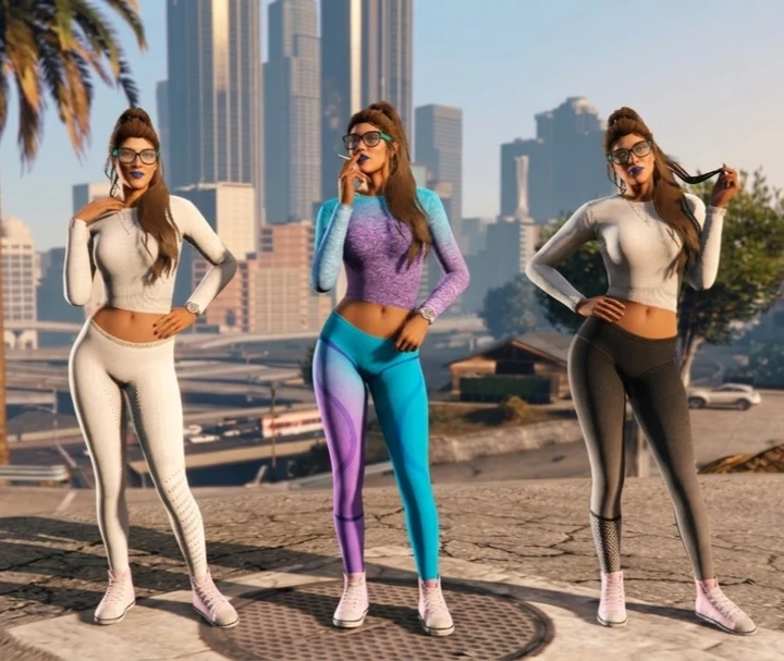 Гимнастический костюм и тело для MP Female