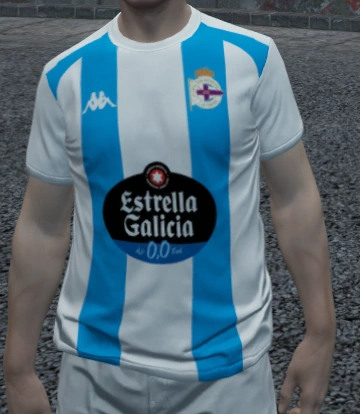 Домашняя футболка Deportivo de La Coruña [мужской MP-персонаж]