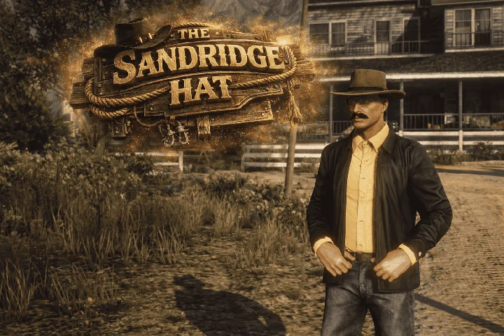Ковбойская шляпа The Sandridge для MP Male [Одиночная игра / FiveM]