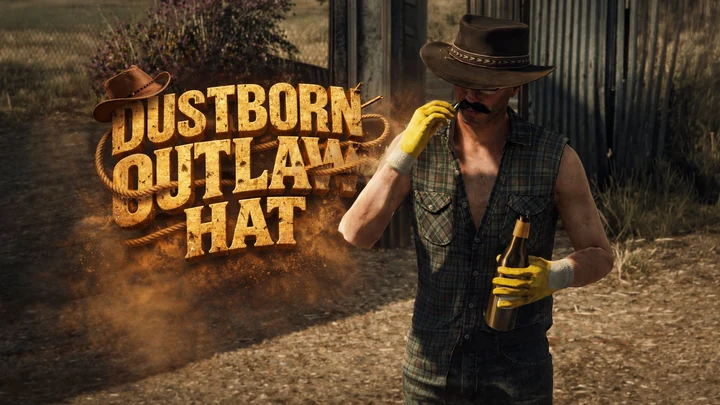 Ковбойская шляпа Dustborn Outlaw для MP Male [Одиночная игра / FiveM]