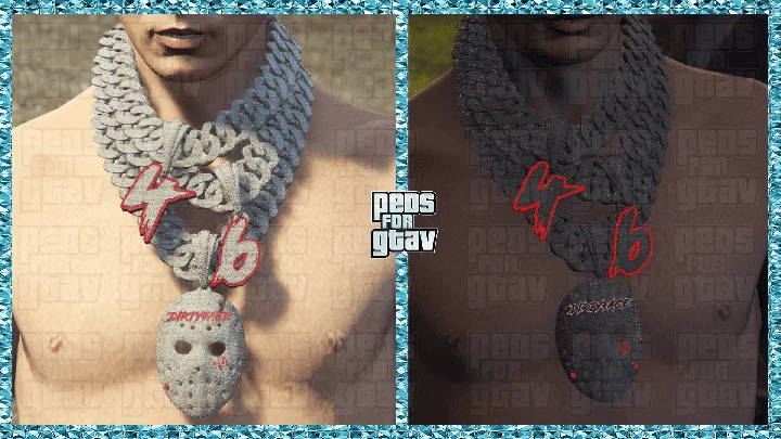 Цепь DirtyFace для MP Male [SP / FiveM]