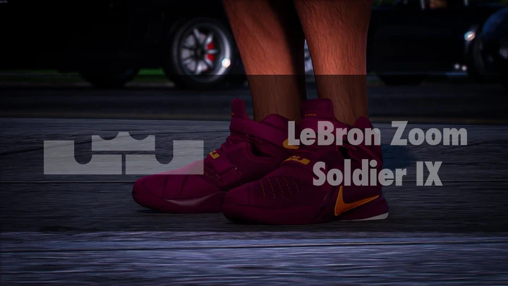 Кроссовки Nike LeBron Zoom Soldier 9
