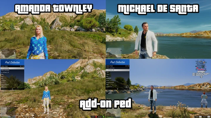 Аманда и Майкл [Add-On Ped | Legacy]