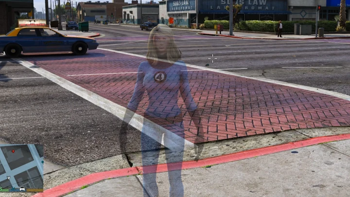 Исправление анимации ног Invisible Woman