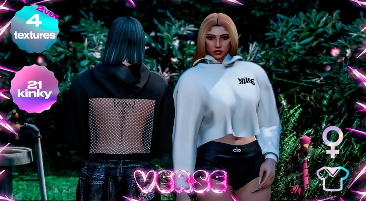 Укороченное худи для MP Female