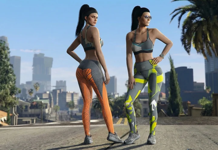 Гимнастический комплект Yoga для MP Female с физикой груди V2