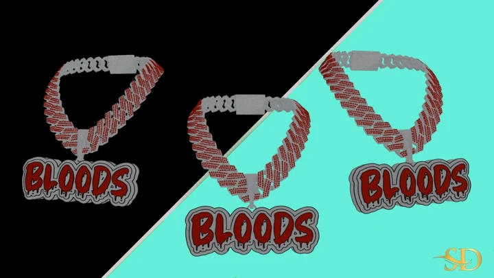 Цепь Bloods для MP Male