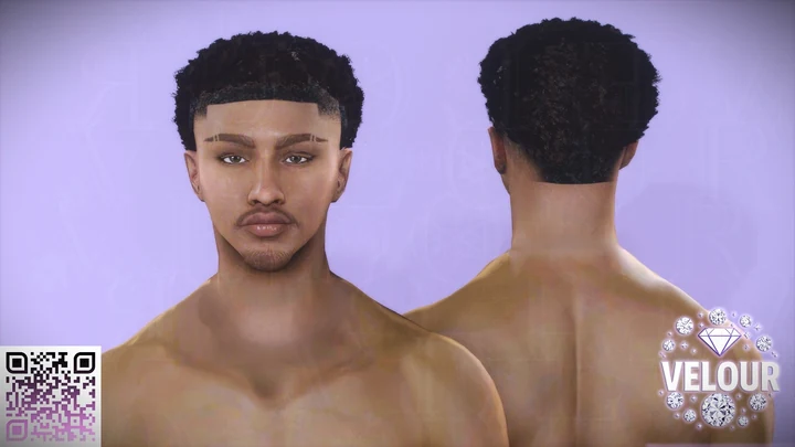 Причёска Afro Dex для мужского MP-персонажа