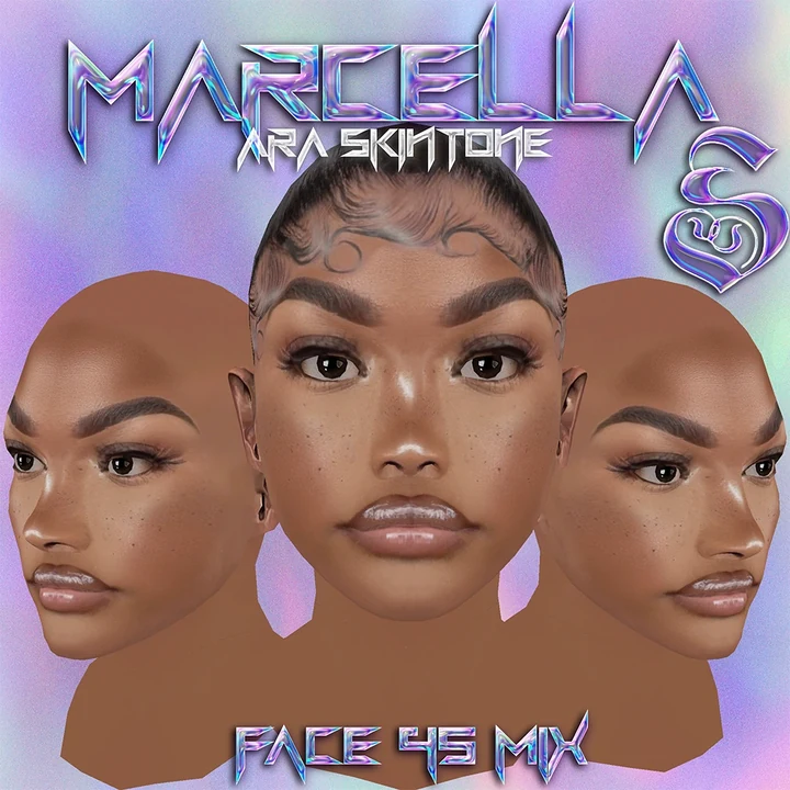 Готовое лицо Marcella для женского MP-персонажа - FACE002F
