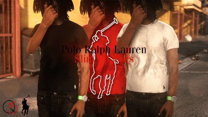 Приталенные футболки Polo Ralph Lauren для мужского MP-персонажа