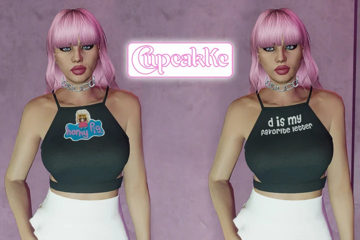 Пак футболок Cupcakke для MP Female (18+)