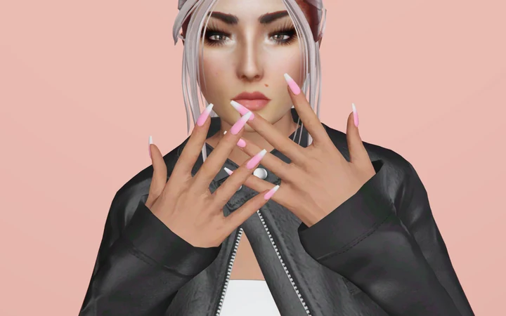 Длинные ногти Ballerina для MP Female