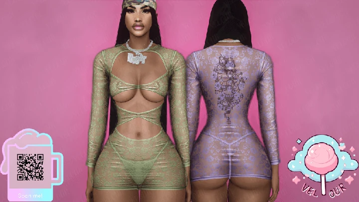 Платье Himu для MP Female с Juicy Body