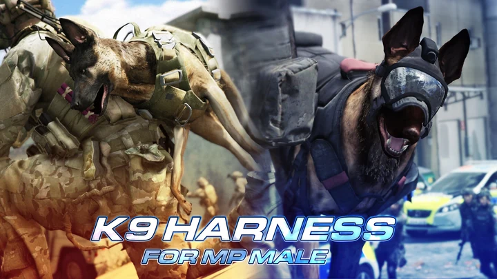 Пак тактических шлеек K-9 для MP Male