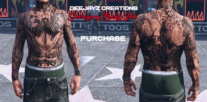 Татуировки Savagery от Deejayz Creations