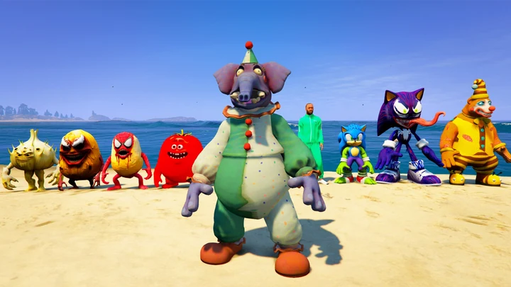 Маскот-слон FNaF SOTM [Add-On Ped]
