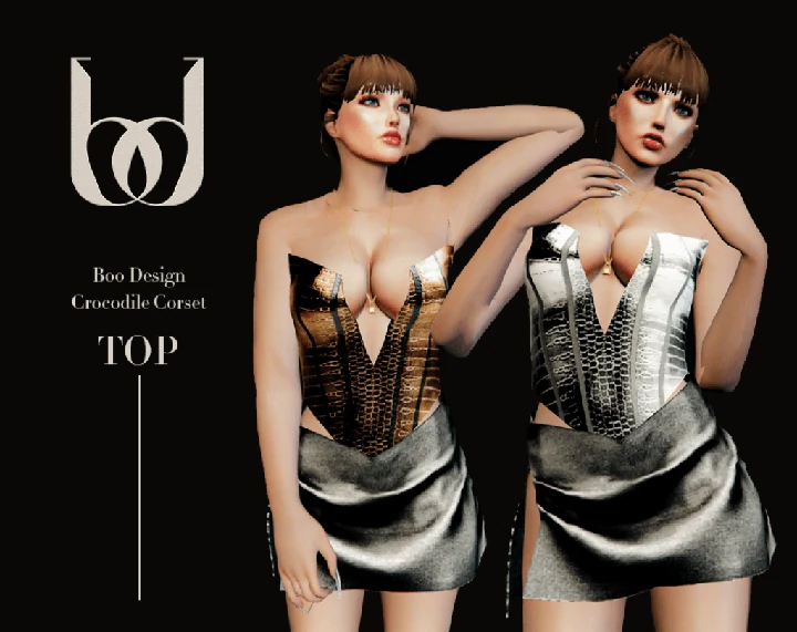 Корсет Crocodile для MP Female