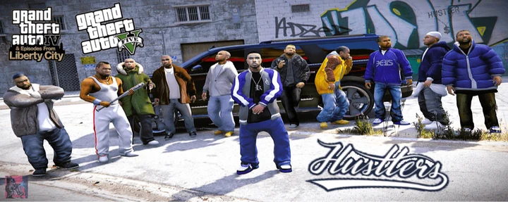 Банда Hustlers из GTA IV [Ped Pack]