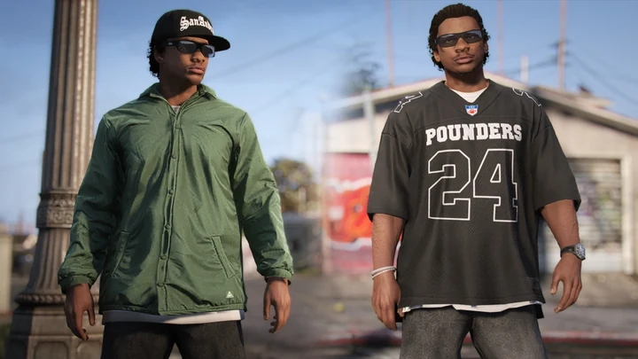 Райдер в образе Eazy-E вместо Франклина