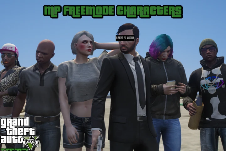 Набор из 50 MP-персонажей GTA V для Menyoo