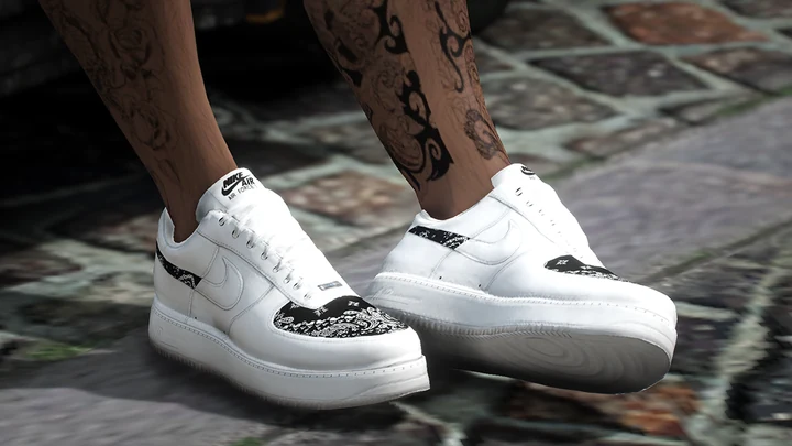 Кроссовки Air Force 1 Bandana Customs V2 для Франклина