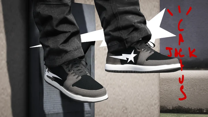 Кроссовки Bapesta Travis Scott для Франклина