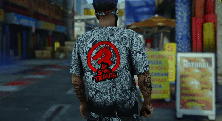 Одежда банды Los Santos Triads для MP Male