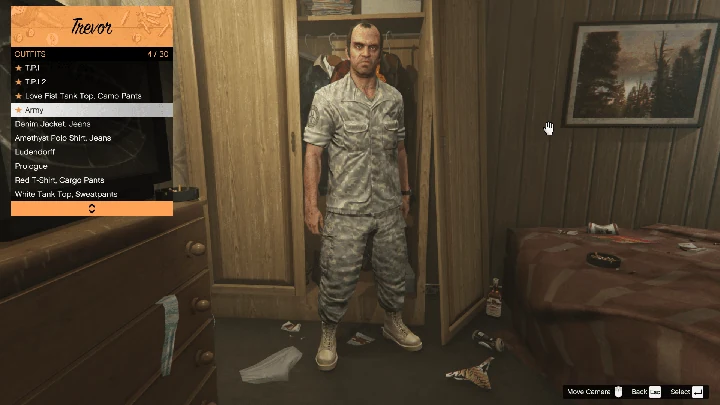 Армейский костюм для Trevor [Add-On / Гардероб / Lore-Friendly]