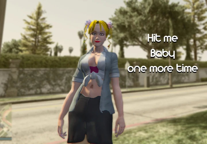 Бритни Спирс в наряде ...Baby One More Time [Add-On Ped]