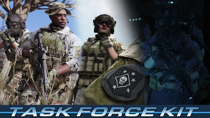 Набор экипировки Task Force из MW 2019 для MP Male