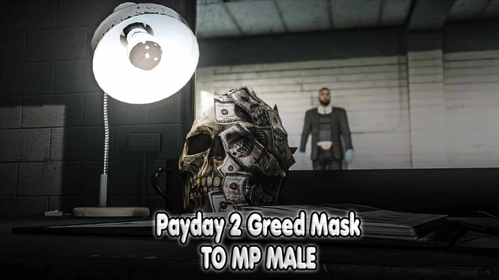 Маска Greed из Payday 2 для MP Male
