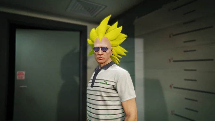 Прическа Веджеты Super Saiyan 3 из Dragon Ball Daima для MP Male