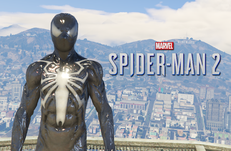 Симбиотический костюм Человека-паука (Spider-Man 2) [Add-On Ped]