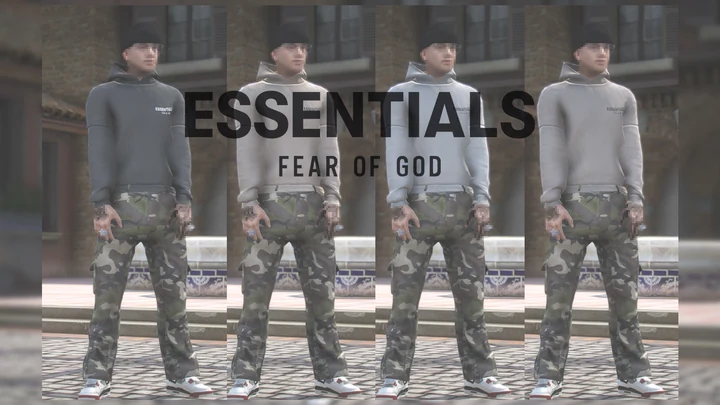 Флисовое худи Fear of God Essentials Kids для мужских MP-персонажей