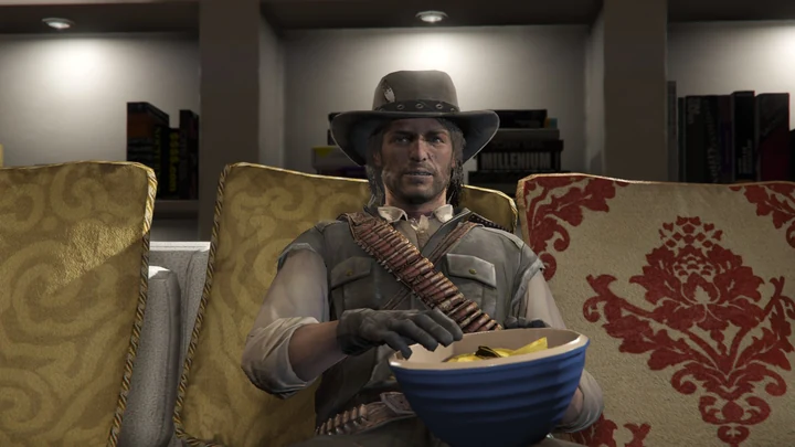 Джон Марстон из RDR вместо Майкла