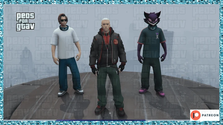 Скин Eminem из Fortnite [Add-On Ped]