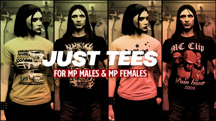 Набор обычных футболок для MP Male и MP Female