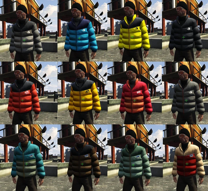 Набор новой одежды для Michael, Franklin, Trevor и MP Freemode Male [Add-On]