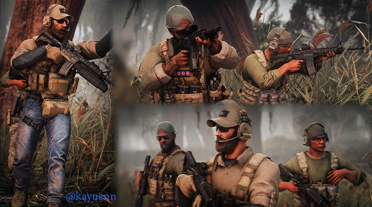 Большой EUP-набор Gray Zone Warfare [MP Ped]
