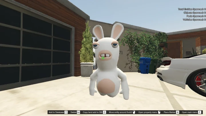 Rabbid из Rabbids Go Phone [Add-On Ped]