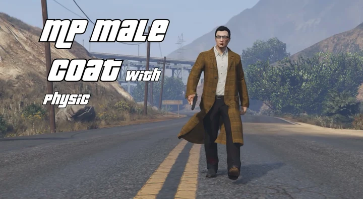 Пальто с физикой ткани для MP Male